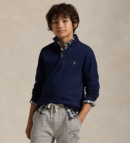 Polo Ralph Lauren Blouse w. Zipper - Navy