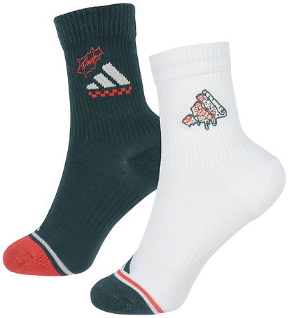 adidas Performance Socks - 2-Pack - Pizza - White/Aurivy/Wonwh