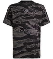adidas Performance T-Shirt - J Camo - Black/Grefiv adidas Performance T-Shirt - J Camo - Black/Grefiv