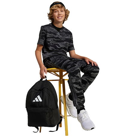 T-Shirt adidas Performance - J Camo - Black/Grefiv