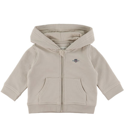 GANT Cardigan - Shield - Soft Hafrar GANT Cardigan - Shield - Soft Hafrar