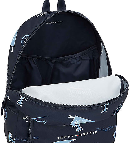 Tommy Hilfiger Backpack - Ace Printed - Space Blue All Over