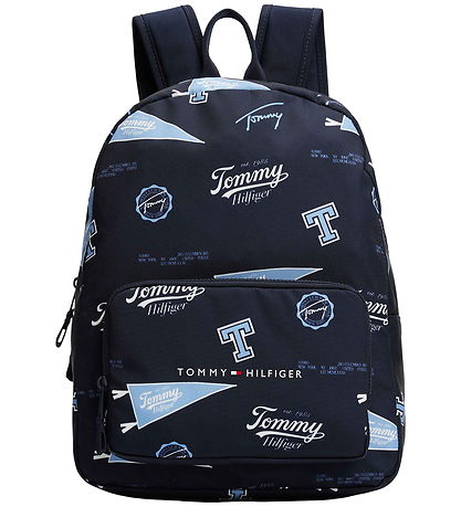 Tommy Hilfiger Backpack - Ace Printed - Space Blue All Over