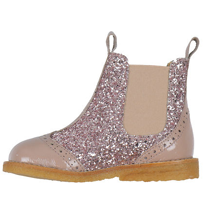 Angulus Boots - Chelsea - Faded Rose/Blossom Glitter Angulus Boots - Chelsea - Faded Rose/Blossom Glitter