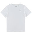 Calvin Klein T-Shirt - Mono Mini Badge - Bright White Calvin Klein T-Shirt - Mono Mini Badge - Bright White