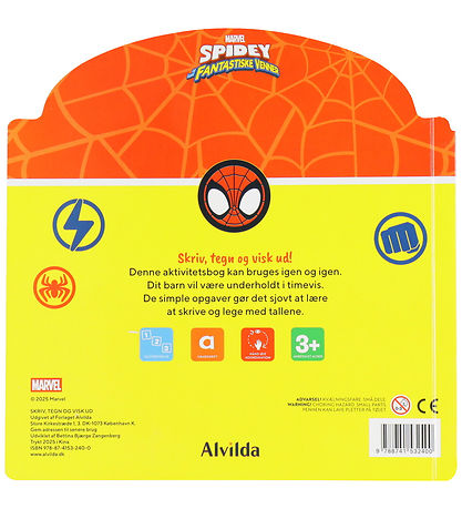 Alvilda Activiteitenboek - Marvel Spidey - Schrijven, Symbolen &