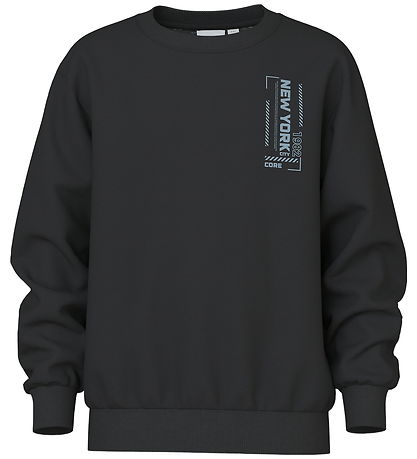 Name It Sweatshirt - NkmVasha - Black/New York 1982 Name It Sweatshirt - NkmVasha - Black/New York 1982