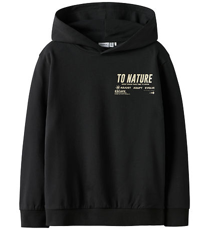 Sweat à Capuche Name It - NkmLaurel - Black Sweat à Capuche Name It - NkmLaurel - Black