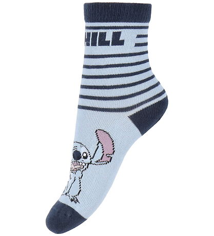 Name It Socks - 3-Pack - NmmJermaine - Stitch - Dusty Blue