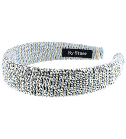 By Stær Hairband - Melissa - Off White/Light Blue