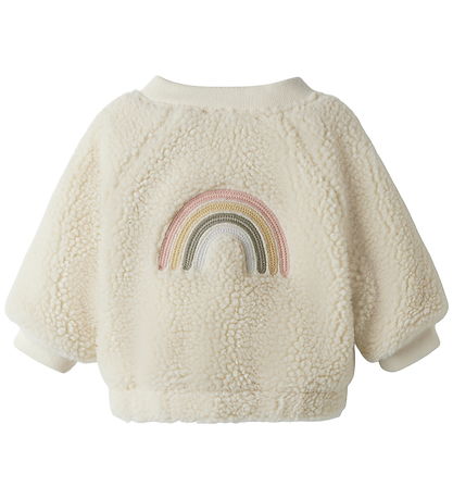 Lil' Atelier Bomber Jacket - NbnLajo - Turtledove/Rainbow Lil' Atelier Bomber Jacket - NbnLajo - Turtledove/Rainbow