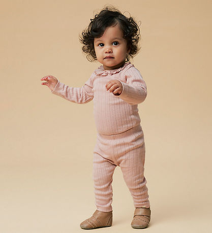 Lil' Atelier Leggings - NbfRachel - Noos - Misty Rose w. Pointel Lil' Atelier Leggings - NbfRachel - Noos - Misty Rose w. Pointel