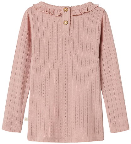 Lil' Atelier Bluse - NmfRachel - Noos - Misty Rose m. Lochmuster Lil' Atelier Bluse - NmfRachel - Noos - Misty Rose m. Lochmuster