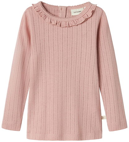 Lil' Atelier Bluse - NmfRachel - Noos - Misty Rose m. Lochmuster Lil' Atelier Bluse - NmfRachel - Noos - Misty Rose m. Lochmuster