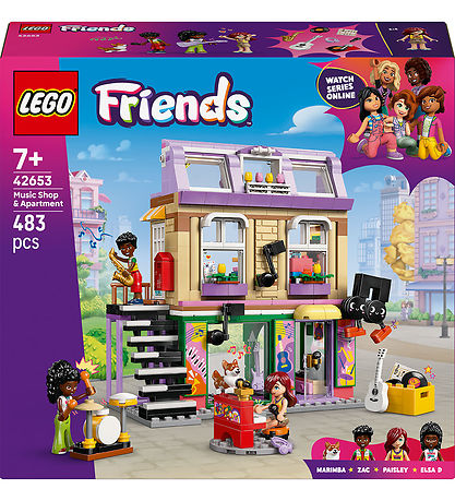 LEGO® Friends - Music Store & Apartment 42653 - 483 Parts