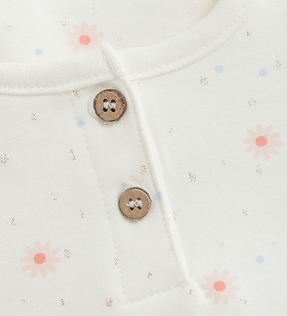 Minymo Sweatshirt - Viscose/Cotton - Marshmallow White