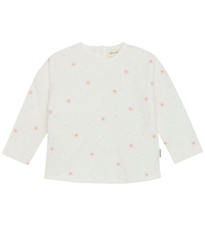 Minymo Sweatshirt - Viscose/Cotton - Marshmallow White