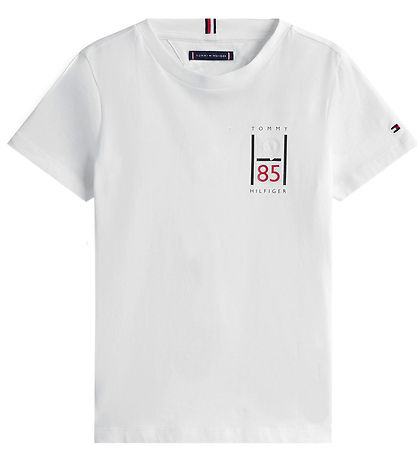 Tommy Hilfiger T-shirt - Graphic - White Tommy Hilfiger T-shirt - Graphic - White