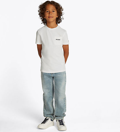 T-Shirt Tommy Hilfiger - Emballage - Blanc