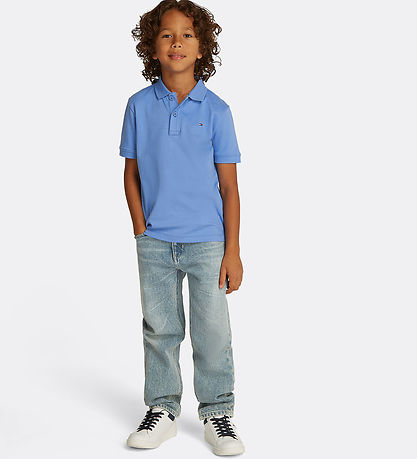 Tommy Hilfiger Polo - Verriegelung - Blue Zauber Tommy Hilfiger Polo - Verriegelung - Blue Zauber