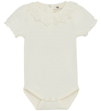 En Fant Bodysuit s/s - Egret En Fant Bodysuit s/s - Egret