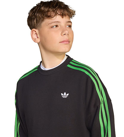 adidas Originals Sweatshirt - Crew - Minecraft - Black