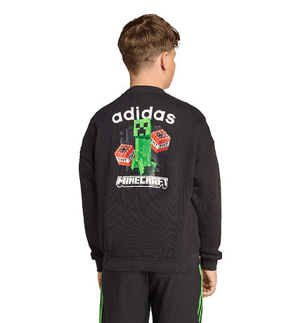 adidas Originals Sweatshirt - Crew - Minecraft - Black