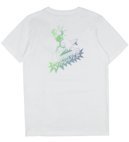Quiksilver T-shirt - Star Ride - White Quiksilver T-shirt - Star Ride - White