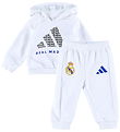 adidas Performance Sweat Set - Real Madrid - White/Black/Croyal adidas Performance Sweat Set - Real Madrid - White/Black/Croyal