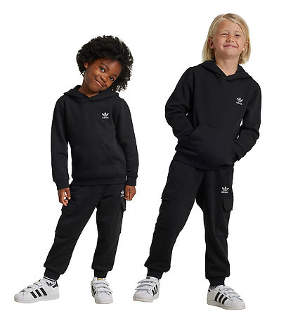 adidas Originals Sweat Set - Hoodie FZ Cargo - Black