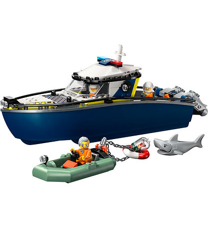 LEGO® City - Verfolgungsjagd im Polizeiboot 60456 - 264 Teile