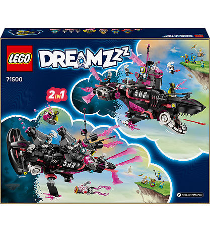 LEGO® DREAMZzz - Nightmare Shark Submarine 71500 - 1413 Parts LEGO® DREAMZzz - Nightmare Shark Submarine 71500 - 1413 Parts