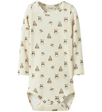 Body m/l Lil' Atelier - Rib - NbnGavo - Tourterelle/Jouet Body m/l Lil' Atelier - Rib - NbnGavo - Tourterelle/Jouet