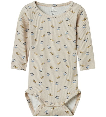 Name It Bodysuit l/s - Rib - NbmKoalkab - Peyote Name It Bodysuit l/s - Rib - NbmKoalkab - Peyote