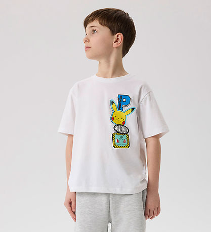 Name It T-Shirt - Noos - NkmJeno - Pokémon - Bright White Name It T-Shirt - Noos - NkmJeno - Pokémon - Bright White