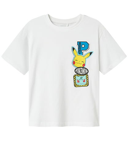 Name It T-Shirt - Noos - NkmJeno - Pokémon - Bright White Name It T-Shirt - Noos - NkmJeno - Pokémon - Bright White
