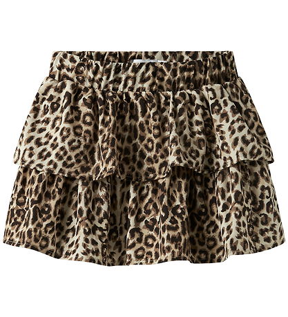 Name It Skirt - NkfVinaya - Noos - Black/Leopard AOP Name It Skirt - NkfVinaya - Noos - Black/Leopard AOP