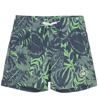 Color Kids Swim Shorts - AOP - Iceberg Green Color Kids Swim Shorts - AOP - Iceberg Green