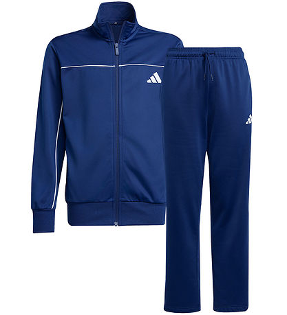 adidas Performance Tracksuit - J CP TR TS - DKBLUE/White adidas Performance Tracksuit - J CP TR TS - DKBLUE/White