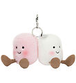 Jellycat Keychain - Amuseable Pair of Marshmallows Jellycat Keychain - Amuseable Pair of Marshmallows