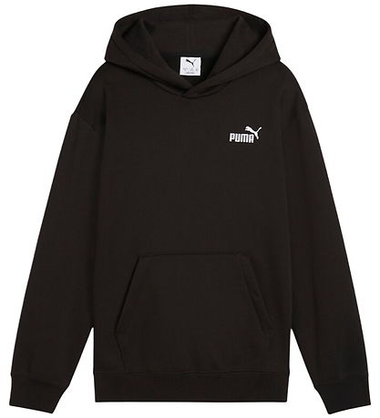 Puma Hoodie - ESS Small No. 1 Logo - Black Puma Hoodie - ESS Small No. 1 Logo - Black
