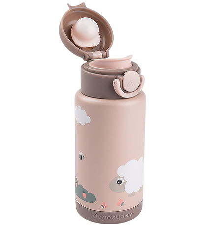 Bouteille Thermos Done by Deer - 340 ml - Tiny Farm - Poudré Bouteille Thermos Done by Deer - 340 ml - Tiny Farm - Poudré