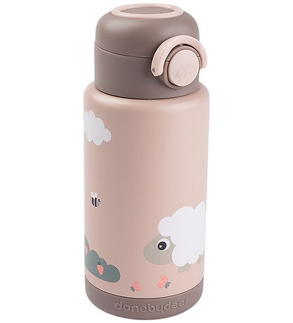 Bouteille Thermos Done by Deer - 340 ml - Tiny Farm - Poudré Bouteille Thermos Done by Deer - 340 ml - Tiny Farm - Poudré