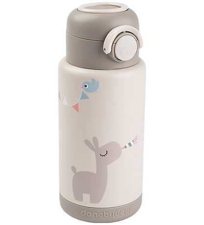 Done by Deer Thermo Bottle - 340 mL - Celebration - Sand