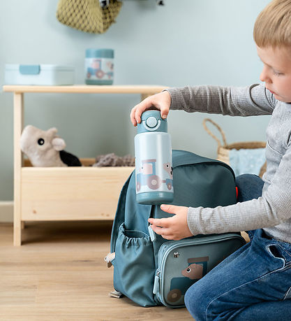 Bouteille Thermos Done by Deer - 340 ml - Tiny Farm - Bleu Bouteille Thermos Done by Deer - 340 ml - Tiny Farm - Bleu