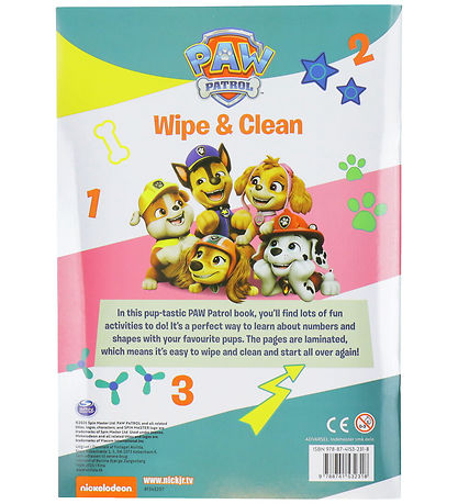 Alvilda Aktivitätsbuch - Paw Patrol - Wischen & Clean