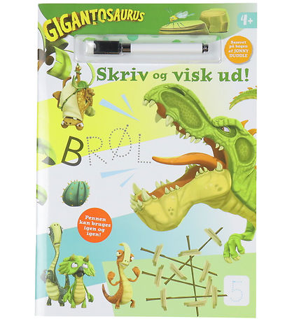 Alvilda Activiteitenboek - Gigantosaurus - Schrijven en wissen