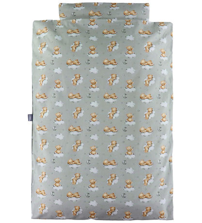 Nørgaard Madsens Beddengoed - Baby - Grijs m. Slapen Knuffels Nørgaard Madsens Beddengoed - Baby - Grijs m. Slapen Knuffels