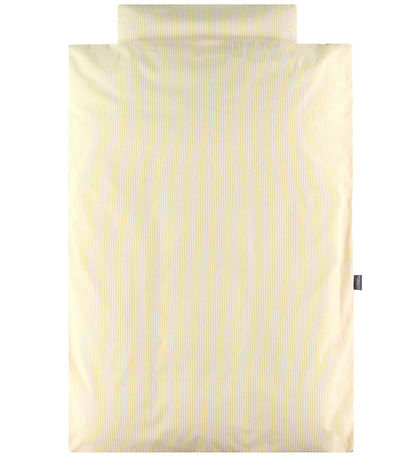 Nørgaard Madsens Rúmföt - Barn - Hvítt M. Gult Rendur