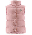 Moncler Down Vest - Badia - Pastel Pink Moncler Down Vest - Badia - Pastel Pink